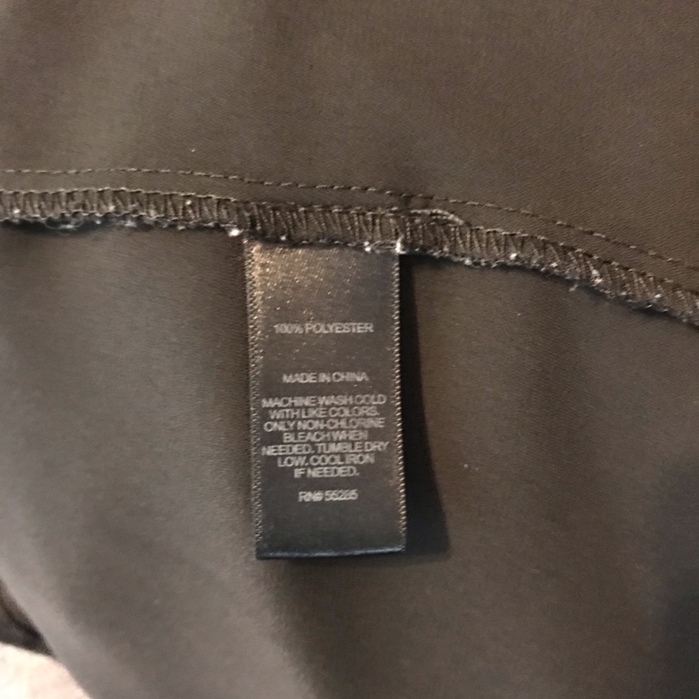 Express Black Button Down With Collar Sleeveless - image 8